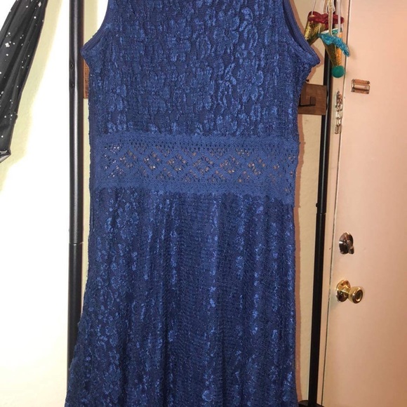 Blue Spring Dress - Picture 2 of 2